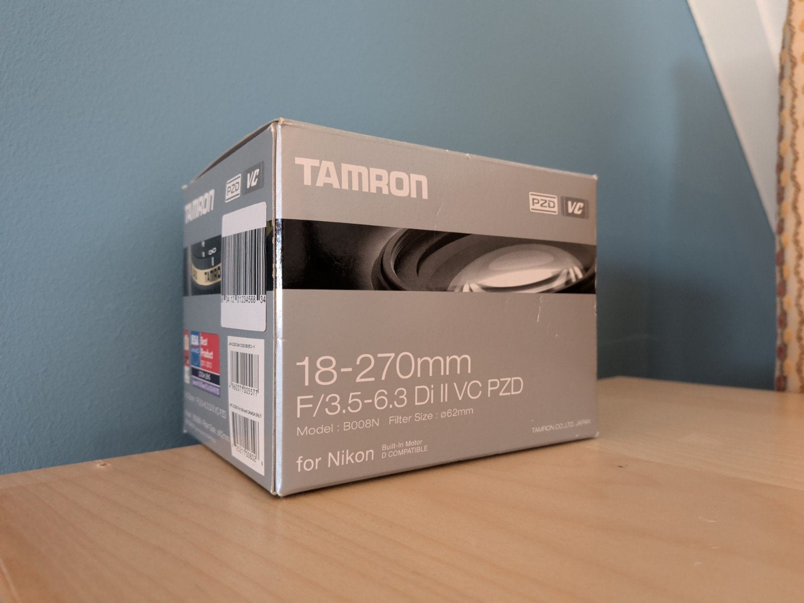 Tamron 18-270mm F/3.5-6.3 Di II VC PZD lens voor Nikon, Audio, Tv en Foto, Fotografie | Lenzen en Objectieven, Ophalen of Verzenden