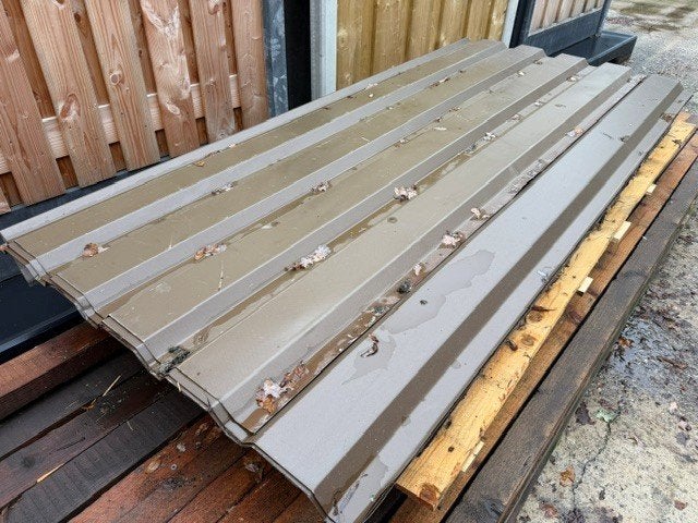Partij gebruikte damwand bruin, Ophalen, Gebruikt, Overige materialen, Minder dan 20 mm