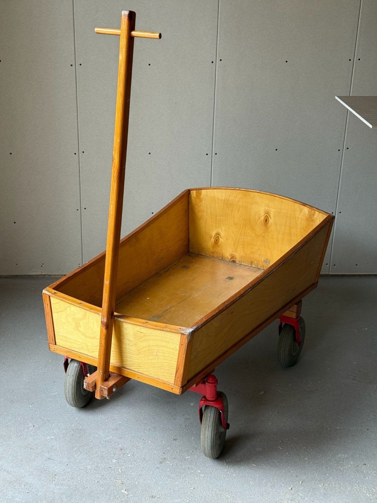 Vintage houten bolderkar, Caravans en Kamperen, Bolderkarren, Ophalen, Zo goed als nieuw