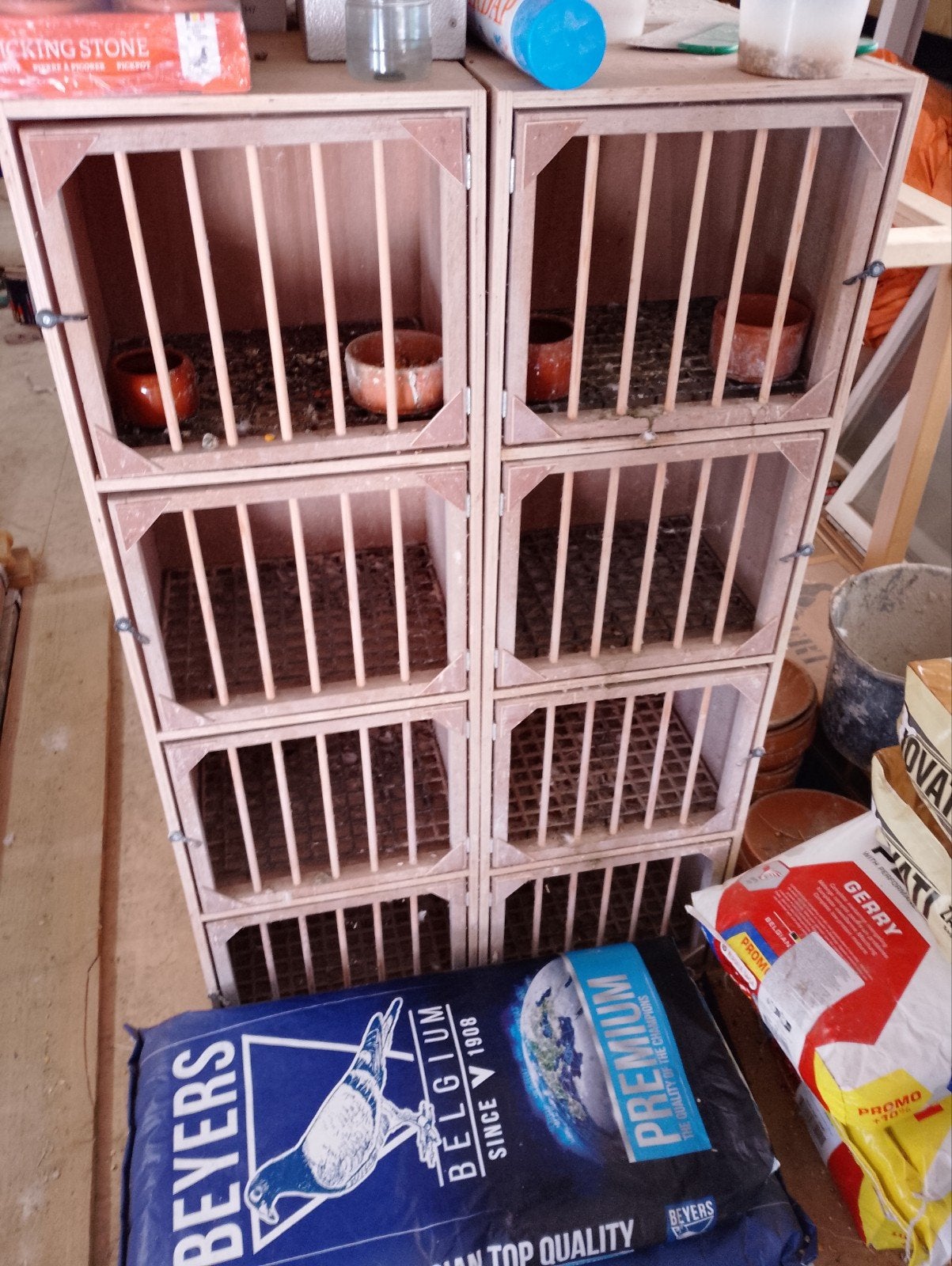 duivinnenbakken /duiven benodig, Dieren en Toebehoren, Meerdere dieren, Postduif