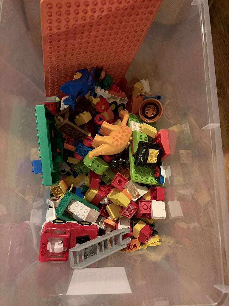 Grote bak met LEGO DUPLO, Ophalen, Gebruikt, Duplo