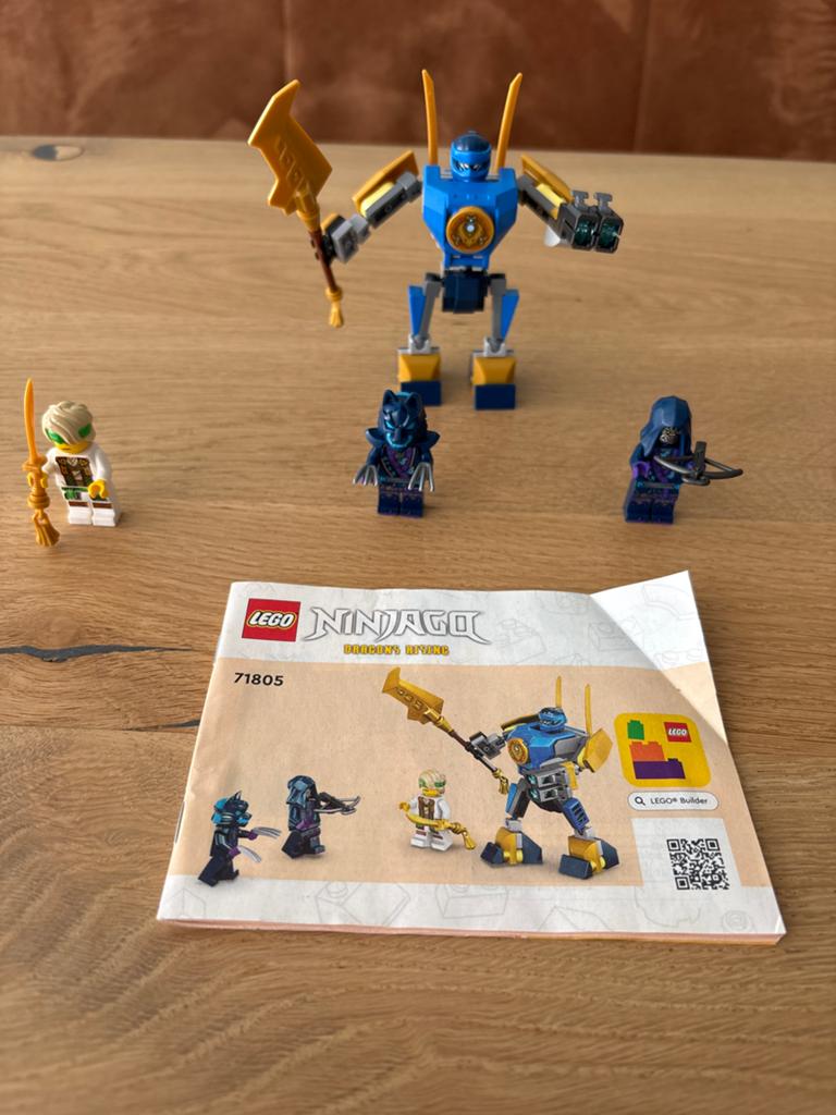 LEGO Ninjago 71805 Jay's Mech Battle Pack, Lego, Ophalen of Verzenden, Zo goed als nieuw, Compleet