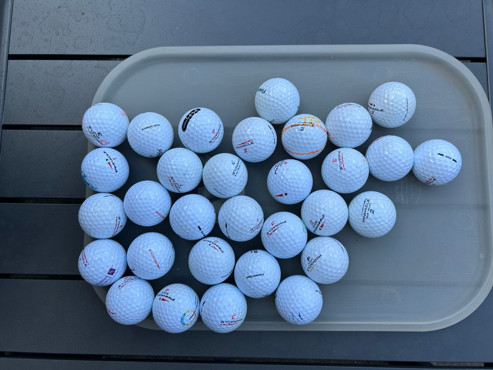 Pinnacle Gold golfballen 30 stuks, Ophalen of Verzenden, Gebruikt, Bal(len)