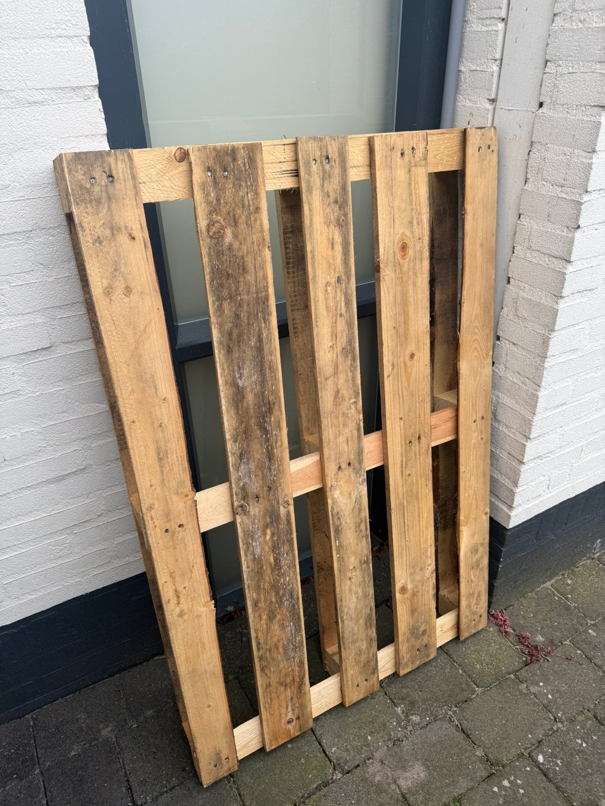 Houten pallet, Ophalen, Minder dan 25 mm, Zo goed als nieuw, Pallet