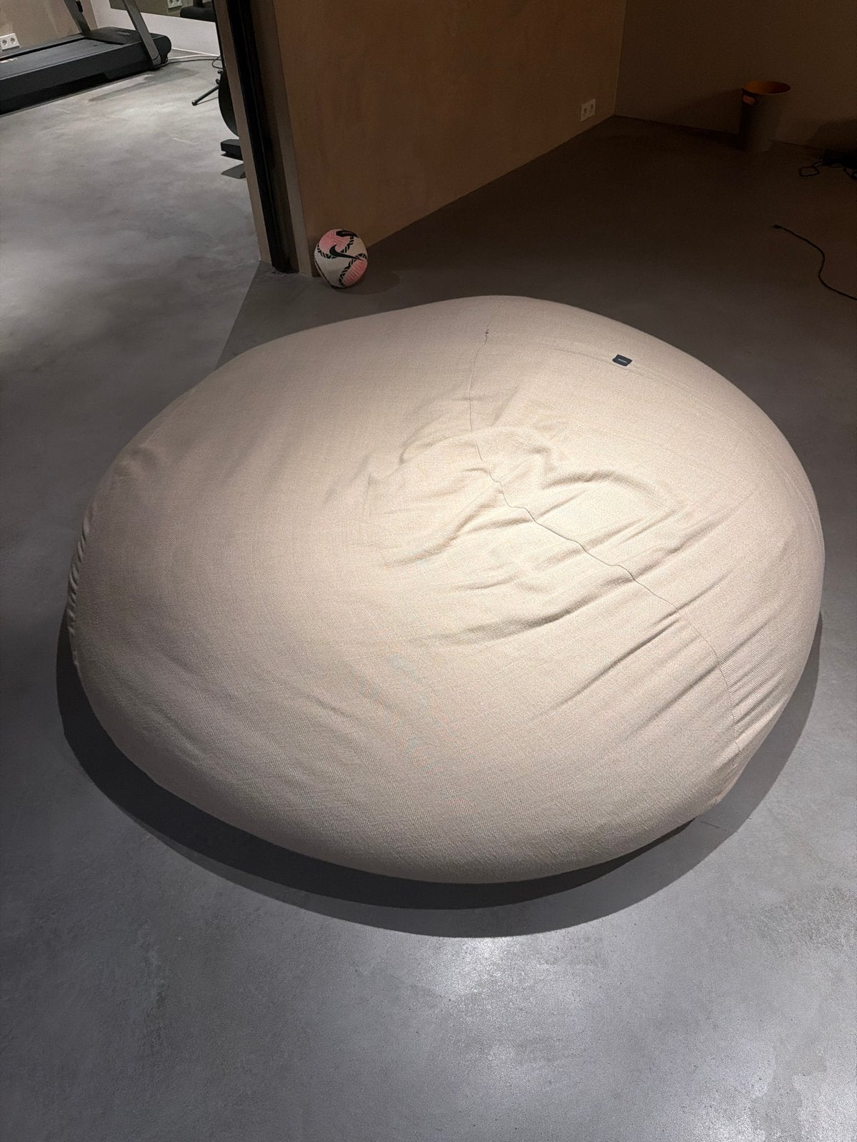 Vetsak zitzak Zandkleur - 170 cm - Geschikt voor Buiten, Huis en Inrichting, Ophalen, Zo goed als nieuw, Beige, Zitzak