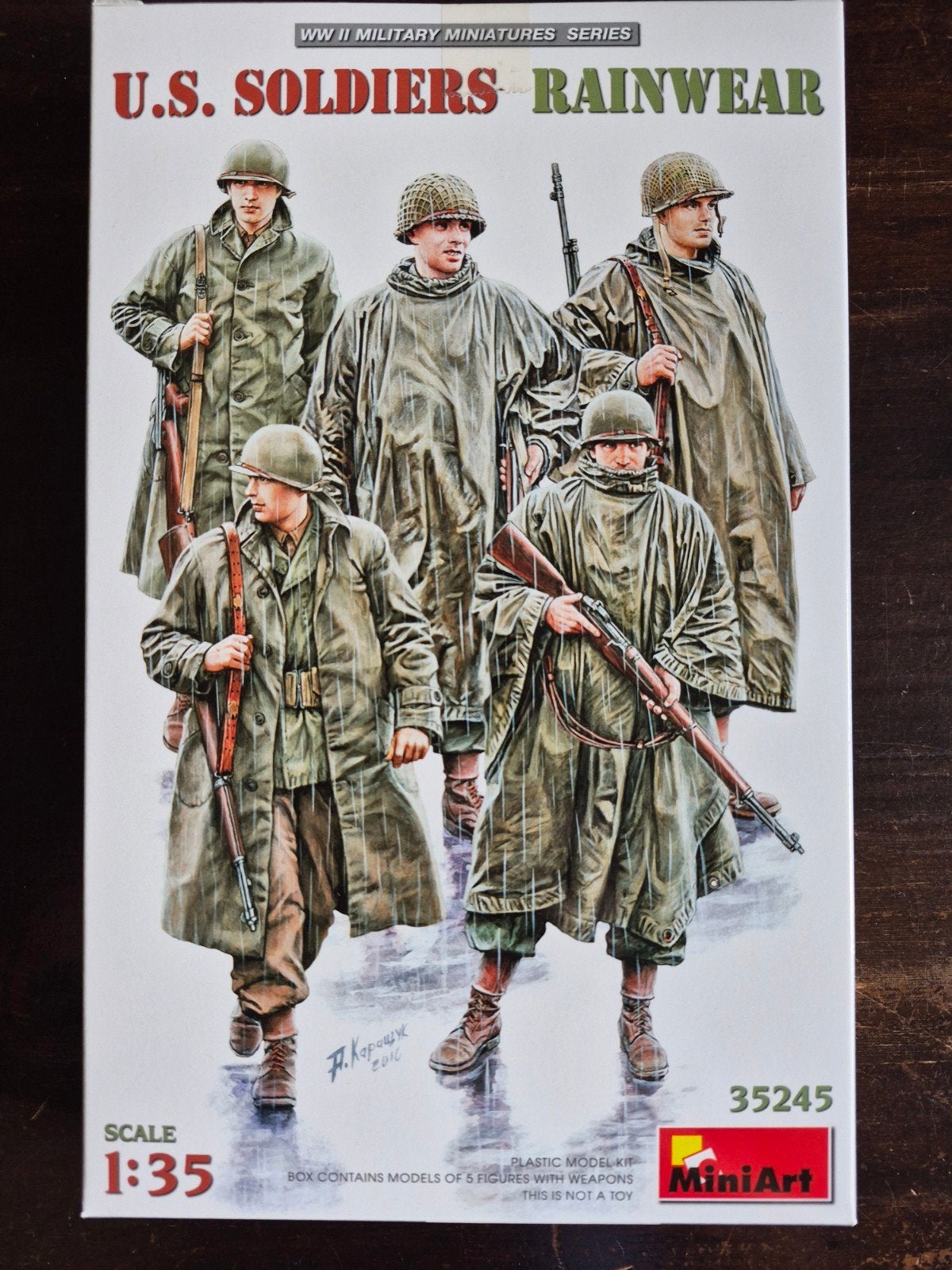 MiniArt U.S. Soldaten Regenpakken 1:35 Modelbouwset, Kinderen en Baby's, Speelgoed | Actiefiguren, Ophalen of Verzenden, Nieuw