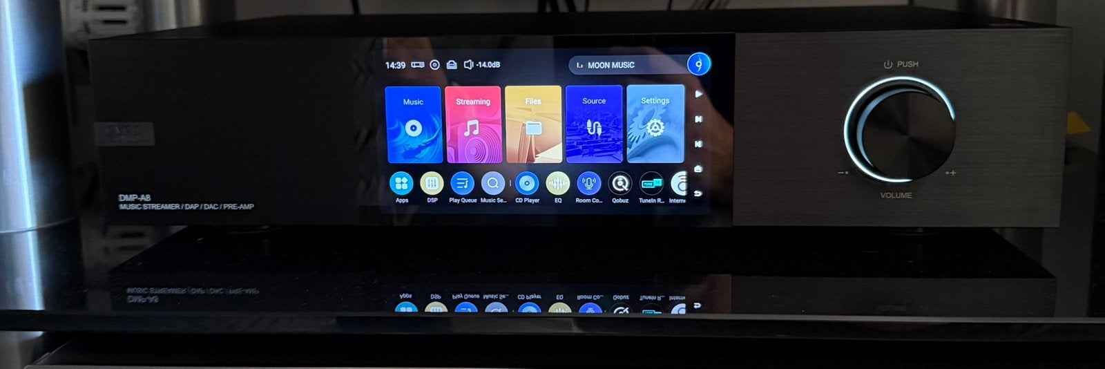 Eversolo DMP-A8 – High-End Streamer / DAC / Voorversterker, Ophalen of Verzenden, Zo goed als nieuw, HDMI