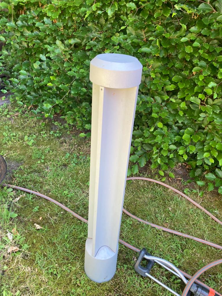 Led buitenlamp bollard ca 1 meter, Ophalen, Minder dan 50 watt, Wandlamp, Led
