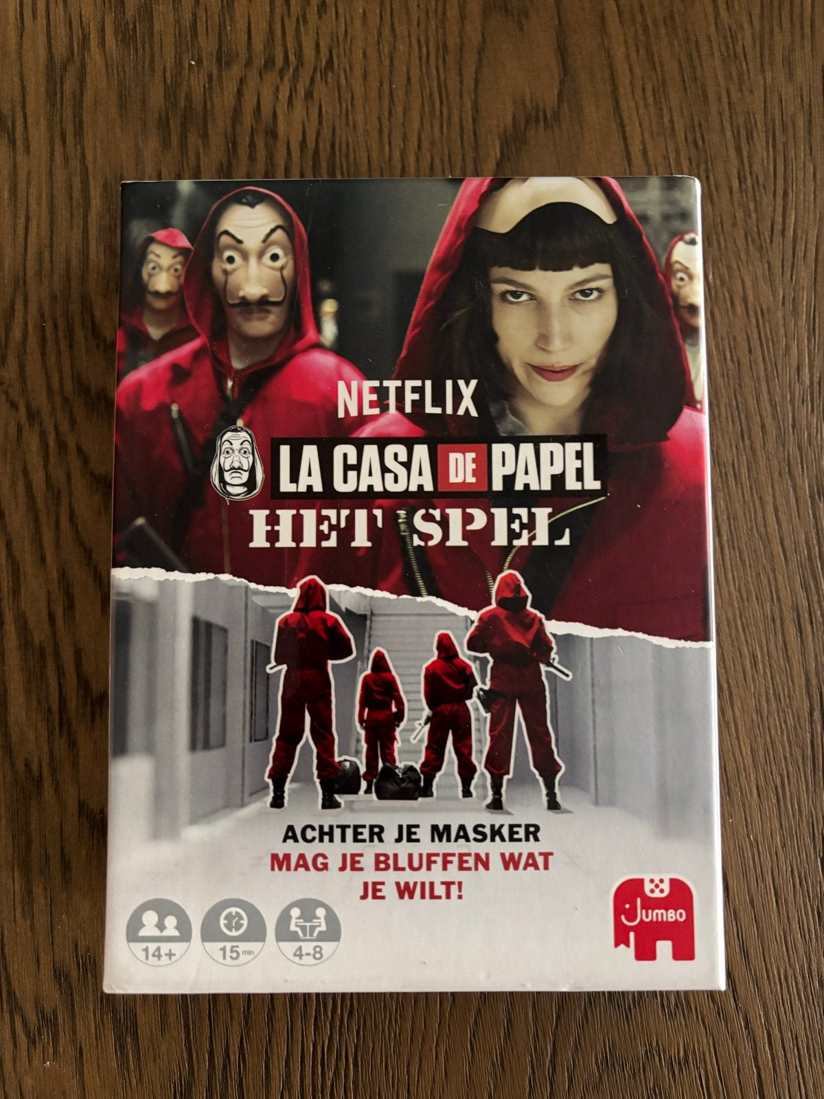La Casa de Papel Het Spel - Netflix bordspel Jumbo, Drie of vier spelers, Ophalen of Verzenden, Gebruikt