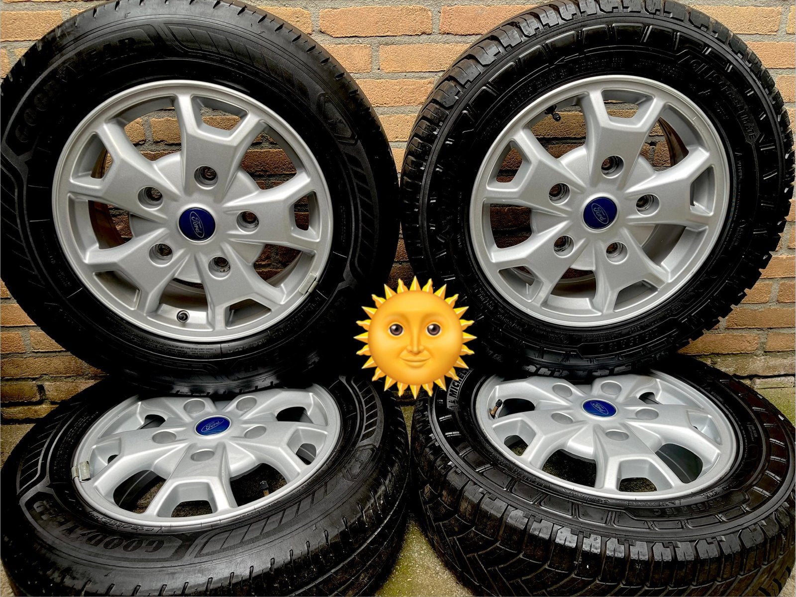 16” orig Ford Trsnsit Custom zometset tot 2023 5x160, 16 inch, Banden en Velgen, Ophalen of Verzenden, Zomerbanden