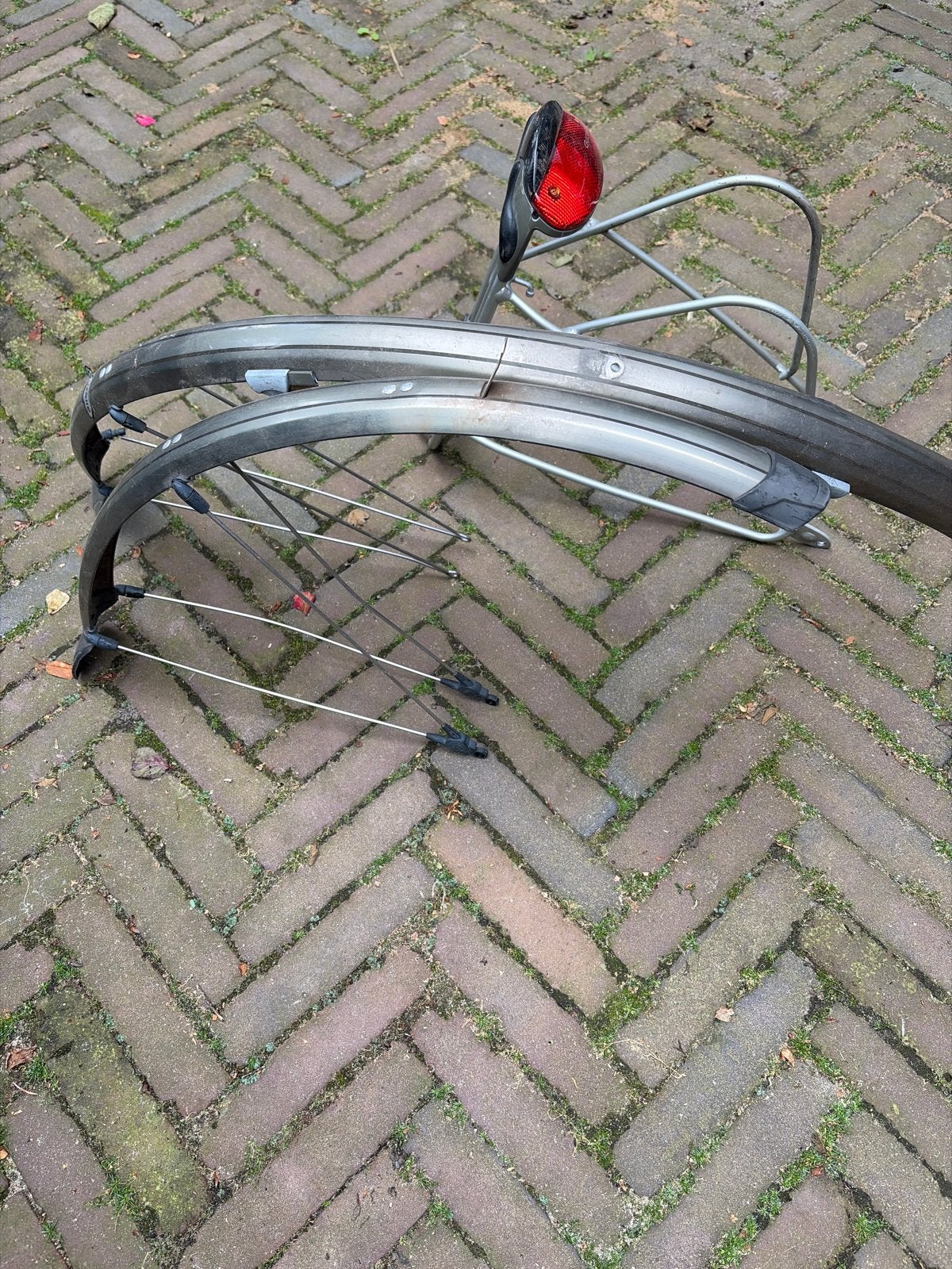 Gazelle Spatborden en Bagagedrager met Achterlicht, Fietsen en Brommers, Ophalen, Gebruikt
