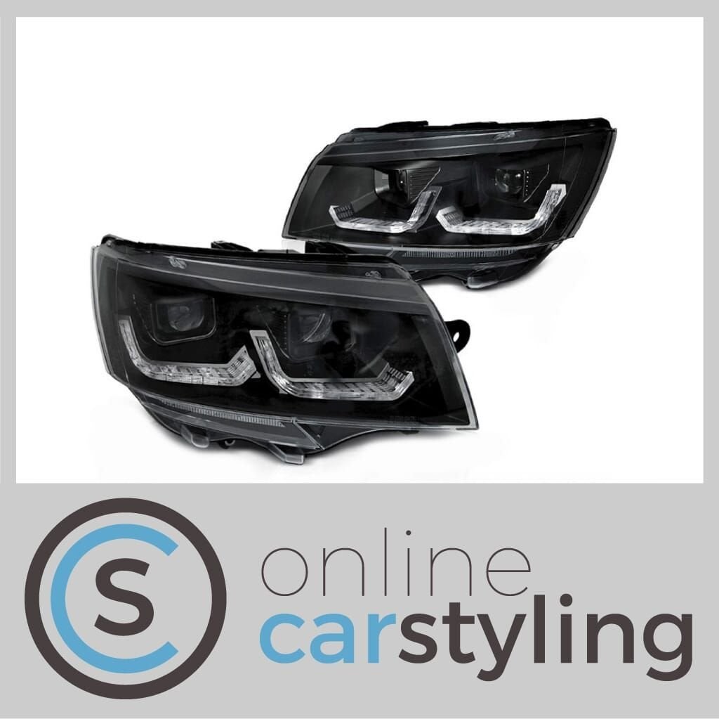 Koplampen VW Transporter T6.1 Lightbar Design Dynamic LED, -, Volkswagen, -, Nieuw