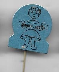 HANDENARBEID NR 2, Ophalen of Verzenden, Gebruikt, Overige onderwerpen, Speldje of Pin