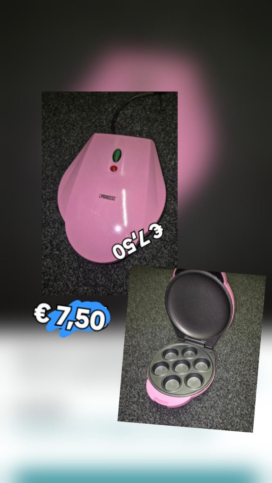 Princess Cupcake Maker Roze, Ophalen of Verzenden, Nieuw