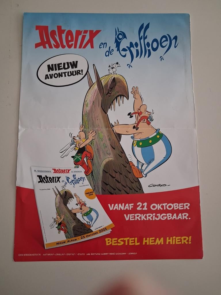 Asterix en de Griffioen poster, Ophalen of Verzenden