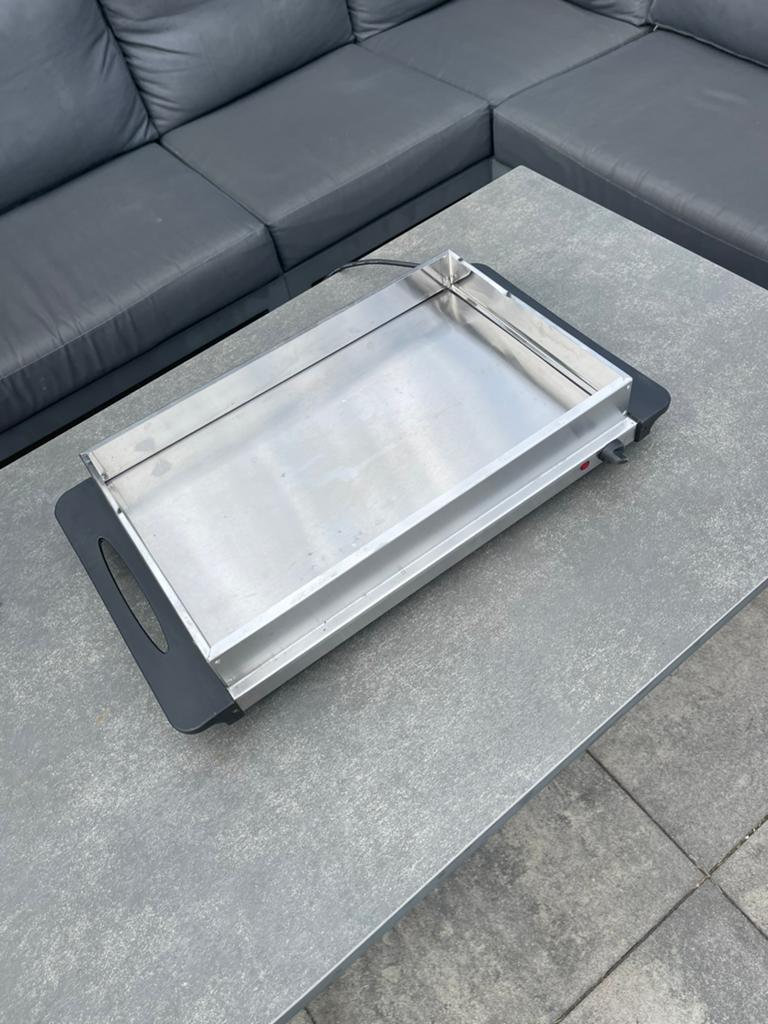 3 pan beffet server / Warmhoudplaat, Ophalen, Gebruikt