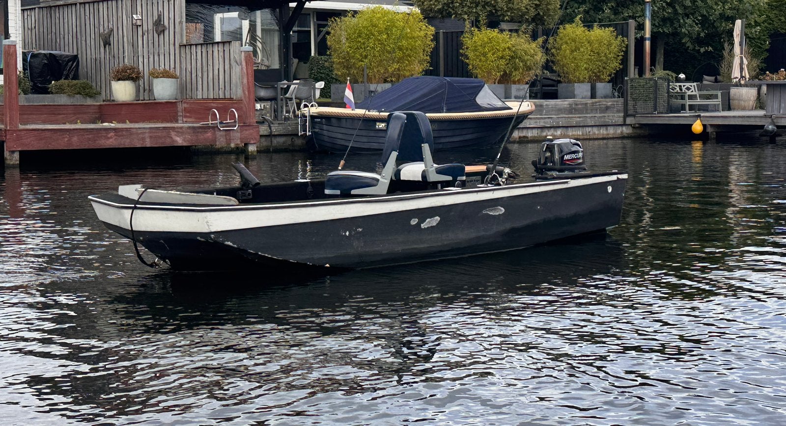 Stabiele visboot met Mercury 6 pk, Watersport en Boten, Ophalen, Gebruikt, 4 m, Tot 10 pk