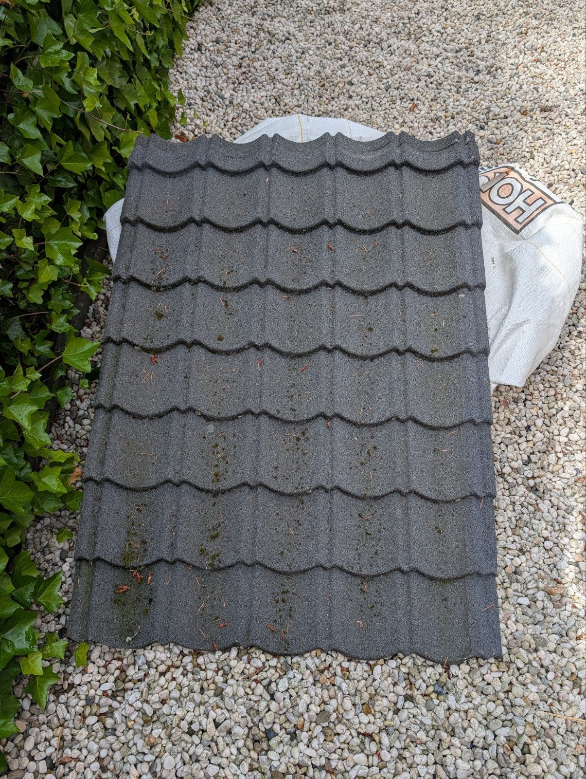 Aquapan dakpanplaten 3 stuks 86 x 113,5 cm, Zwart, Nieuw, 15 m² of meer, Metaal