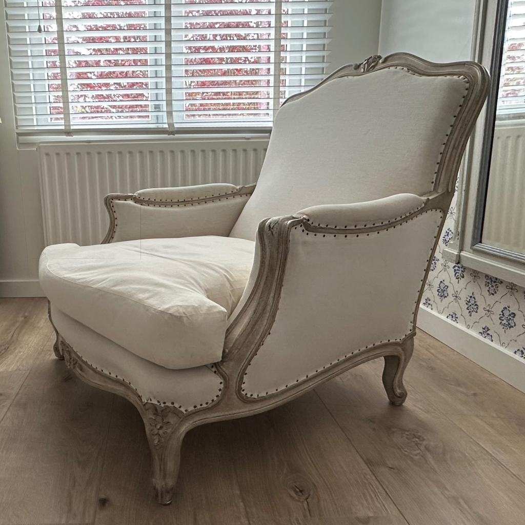 Landelijke Fauteuil, Huis en Inrichting, Fauteuils, Ophalen, Gebruikt, 100 tot 125 cm, Landelijk, klassiek, brocante