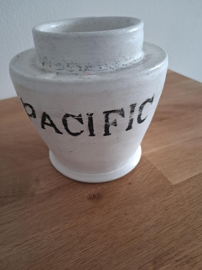 Rivièra Maison Lampenkap Houder 'Pacific', Gebruikt, Ophalen of Verzenden, Landelijk, Wit