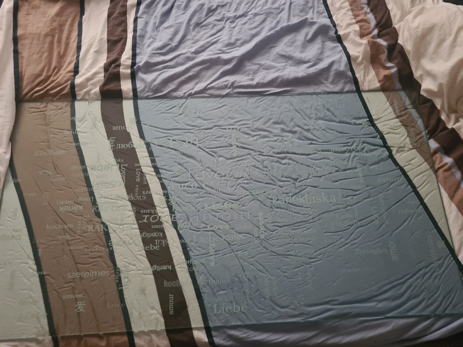 Tafelblad glas, Ophalen, 50 tot 100 cm, Rechthoekig, Glas