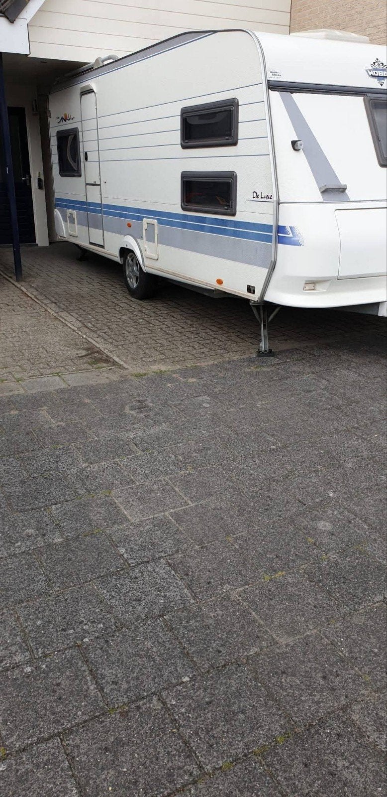 hobby de luxe easy 540, Caravans en Kamperen, Rondzit, Hobby, Dwarsbed, Particulier