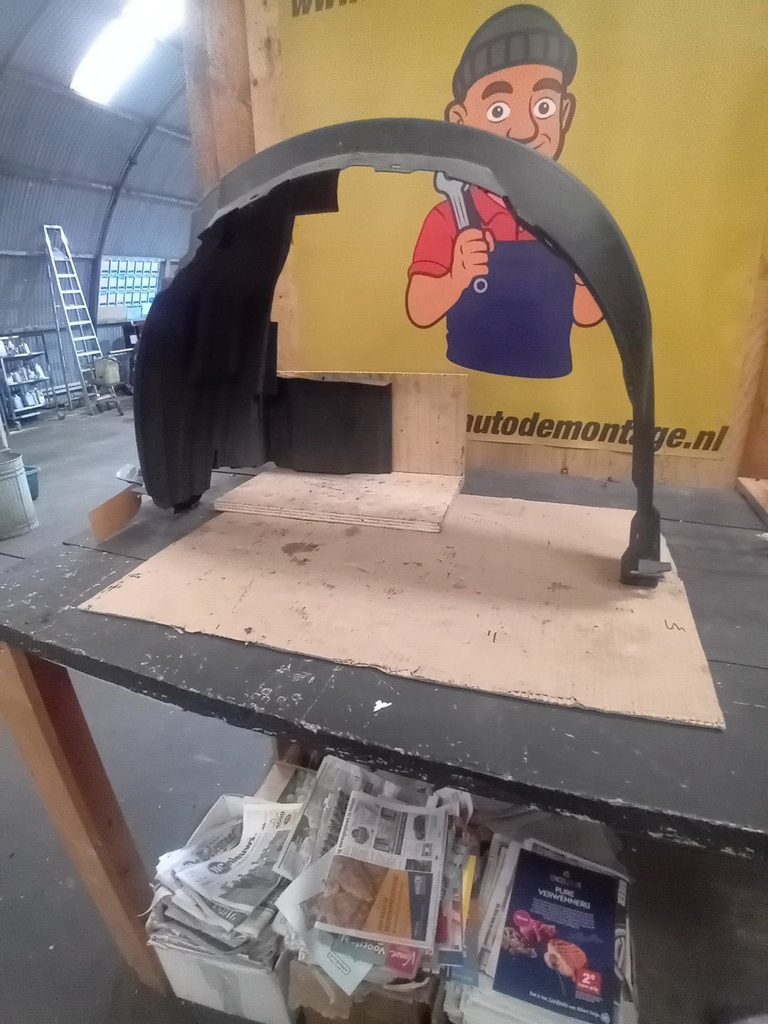 Linker modderkuip Peugeot 107 bj.2007, Auto-onderdelen, Ophalen, Gebruikt, -, Voor