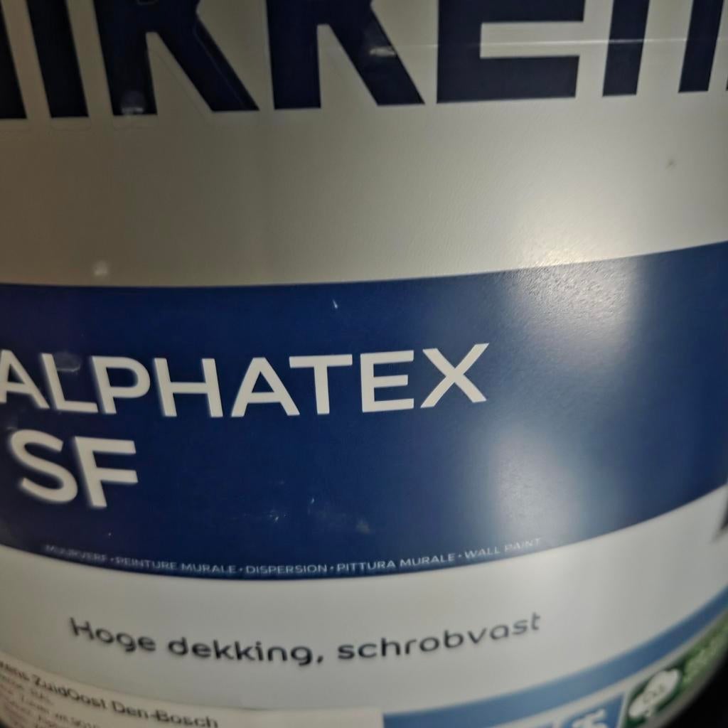 Sikkens alphatex SF ral 9001 ( cremewit), Ophalen of Verzenden, Nieuw, Wit, Verf