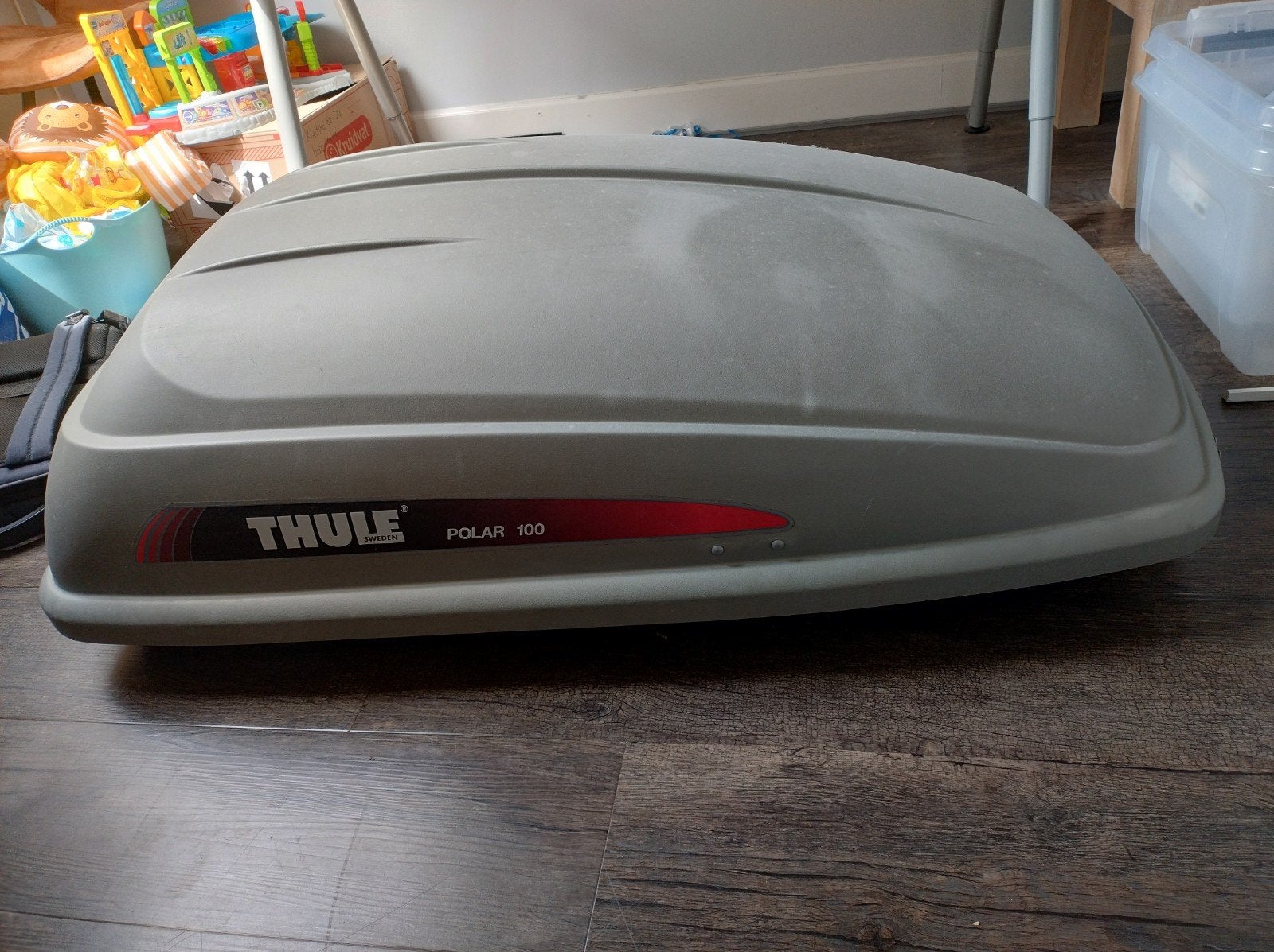 Thule dakkoffer inclusief dakdragers, Auto diversen, Dakkoffers, Ophalen