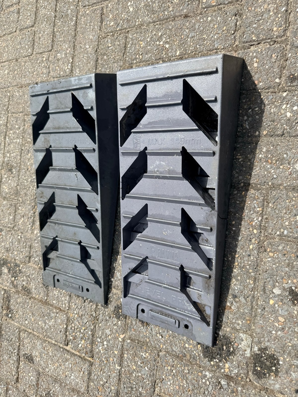 Fiamma Level Pro wielkeggen - 2 stuks, Caravans en Kamperen, Kampeeraccessoires, Gebruikt, Ophalen of Verzenden
