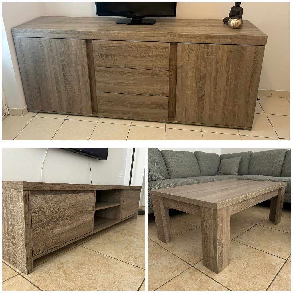 Dressoir kast set, Huis en Inrichting, Kasten | Dressoirs, Ophalen, Zo goed als nieuw, 25 tot 50 cm, Met deur(en)