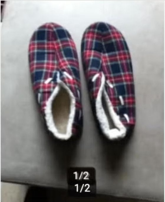 Dames pantoffels ruit maat 40, Overige kleuren, Ophalen of Verzenden, Zo goed als nieuw, Pantoffels of Sloffen