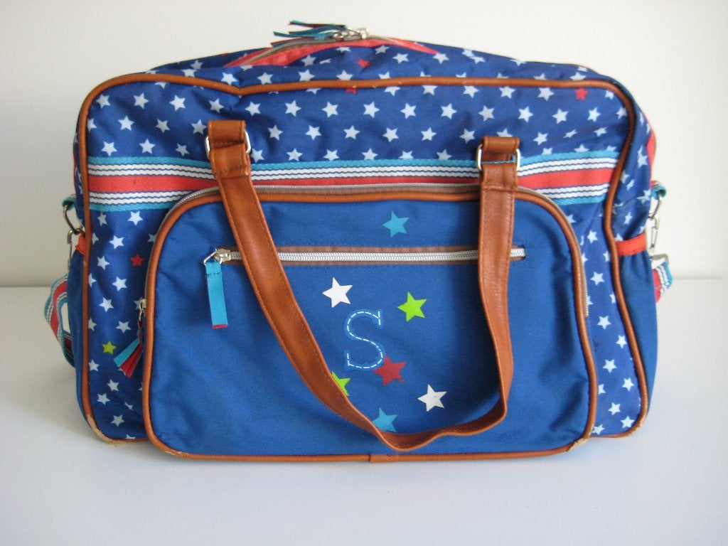 Reistas van Lief! blauw met witte sterren 44x38x15, 40 tot 60 cm, 30 cm of meer, Gebruikt, Blauw