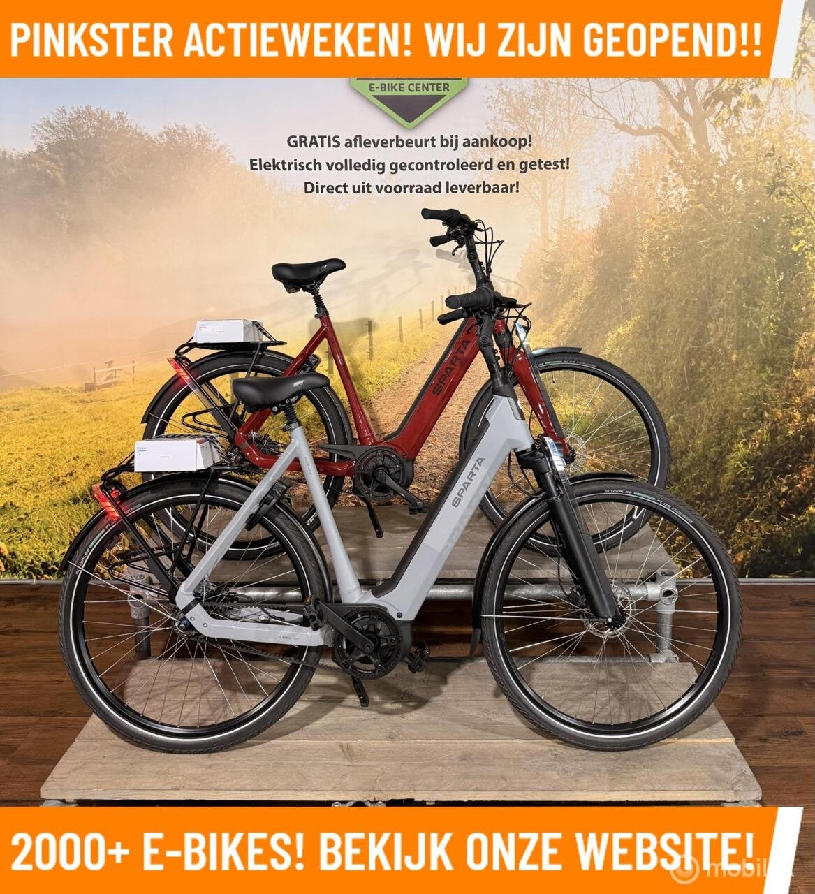 MEGA DEALS BIJ MRA! ACTIE WEKEN! MAGAZIJN OPRUIMING! MRA!, Fietsen en Brommers, Elektrische fietsen, Sparta
