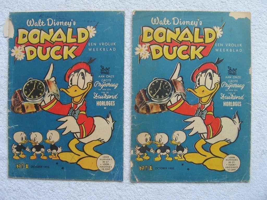 Donald Duck weekblad - 1952 compleet, Complete serie of reeks, Walt Disney, Ophalen, Gelezen