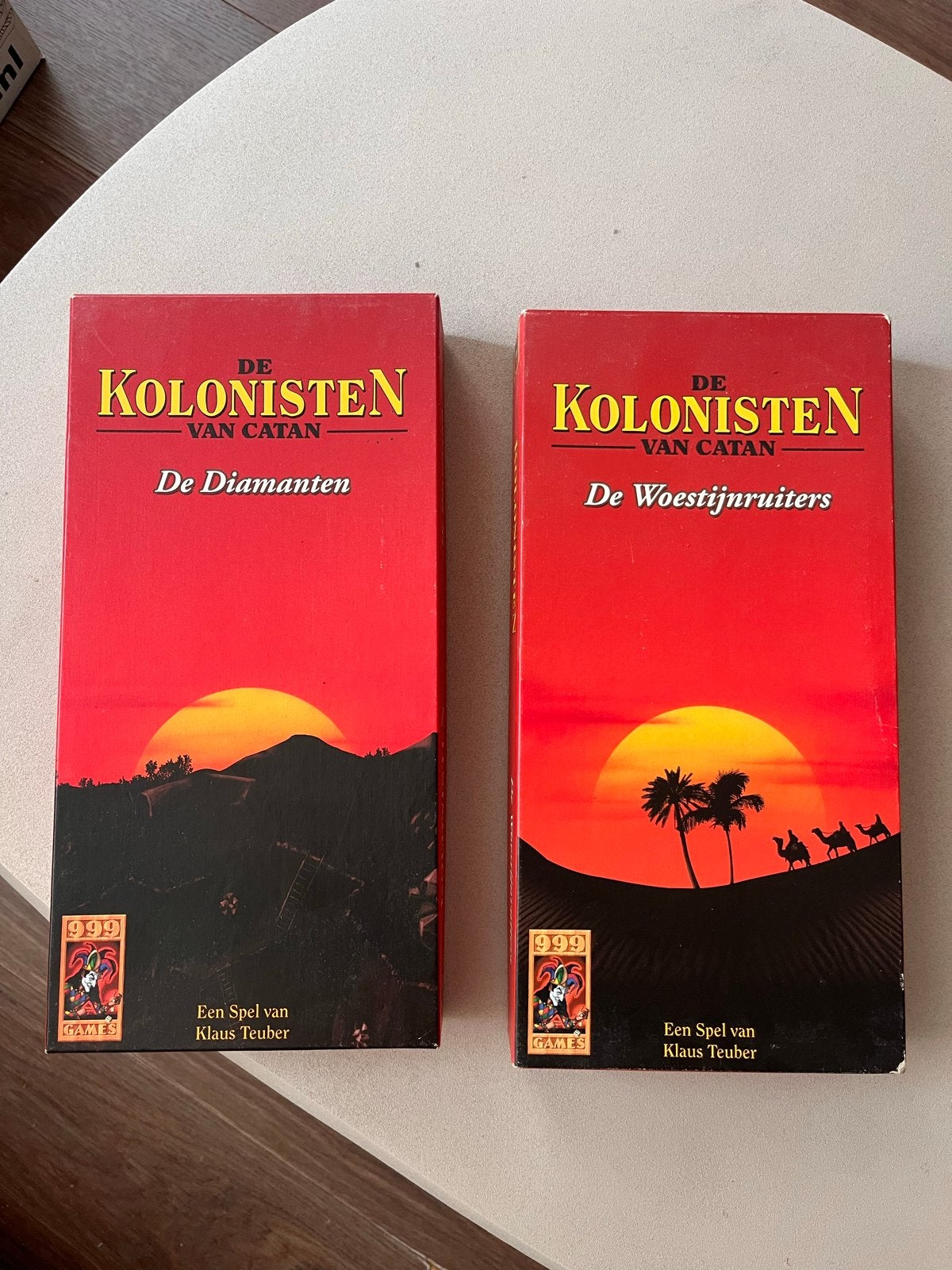 Kolonisten van Catan: De Diamanten & De Woestijnruiters, Drie of vier spelers, Ophalen, Gebruikt
