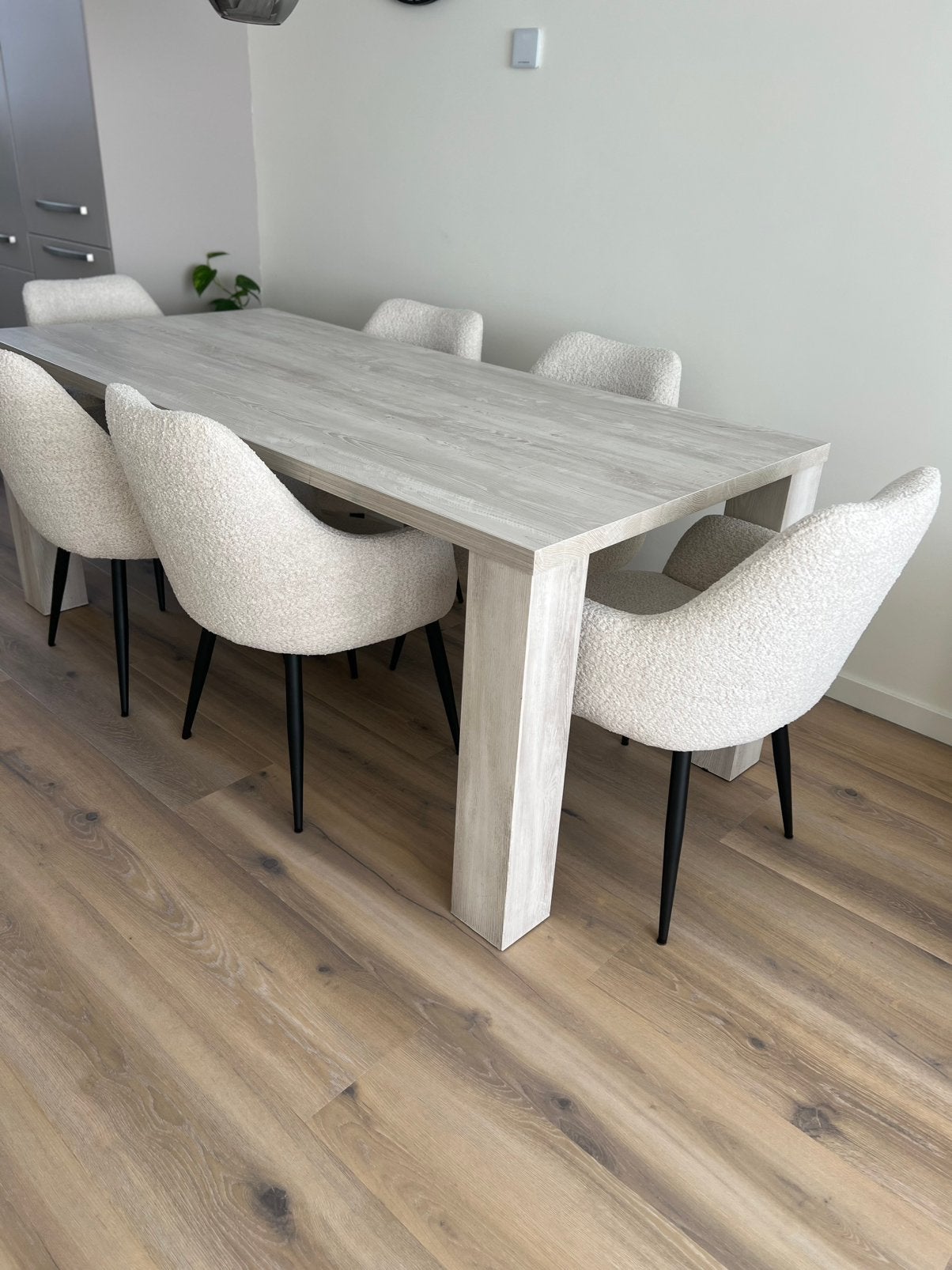 Eettafel lumalux  190 x 90, Ophalen, 50 tot 100 cm, Zo goed als nieuw, 150 tot 200 cm