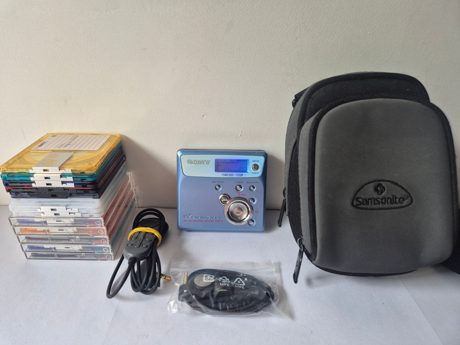 Uitstekende Sony Net MD Walkman MZ-N505 Type-R - Compleet !, Ophalen of Verzenden, Minidisc-recorder