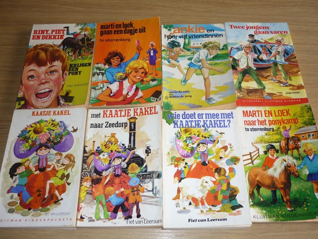 Oude kinderpockets van uitgeverij Kluitman, Ophalen of Verzenden, Gelezen, Fictie algemeen
