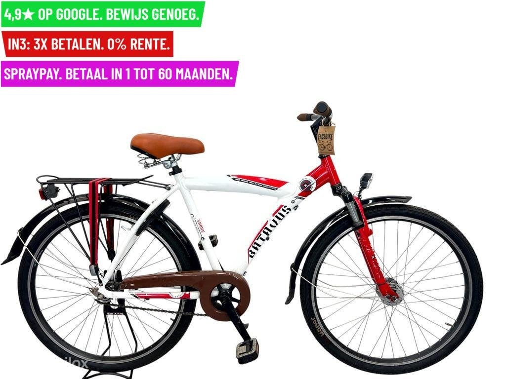 Jongensfiets Batavus Snake 26"/48cm/1ver - Garantie/Levering, 9713 Bv Groningen, Batavus, Facebikenl@gmail.com, 53 tot 57 cm