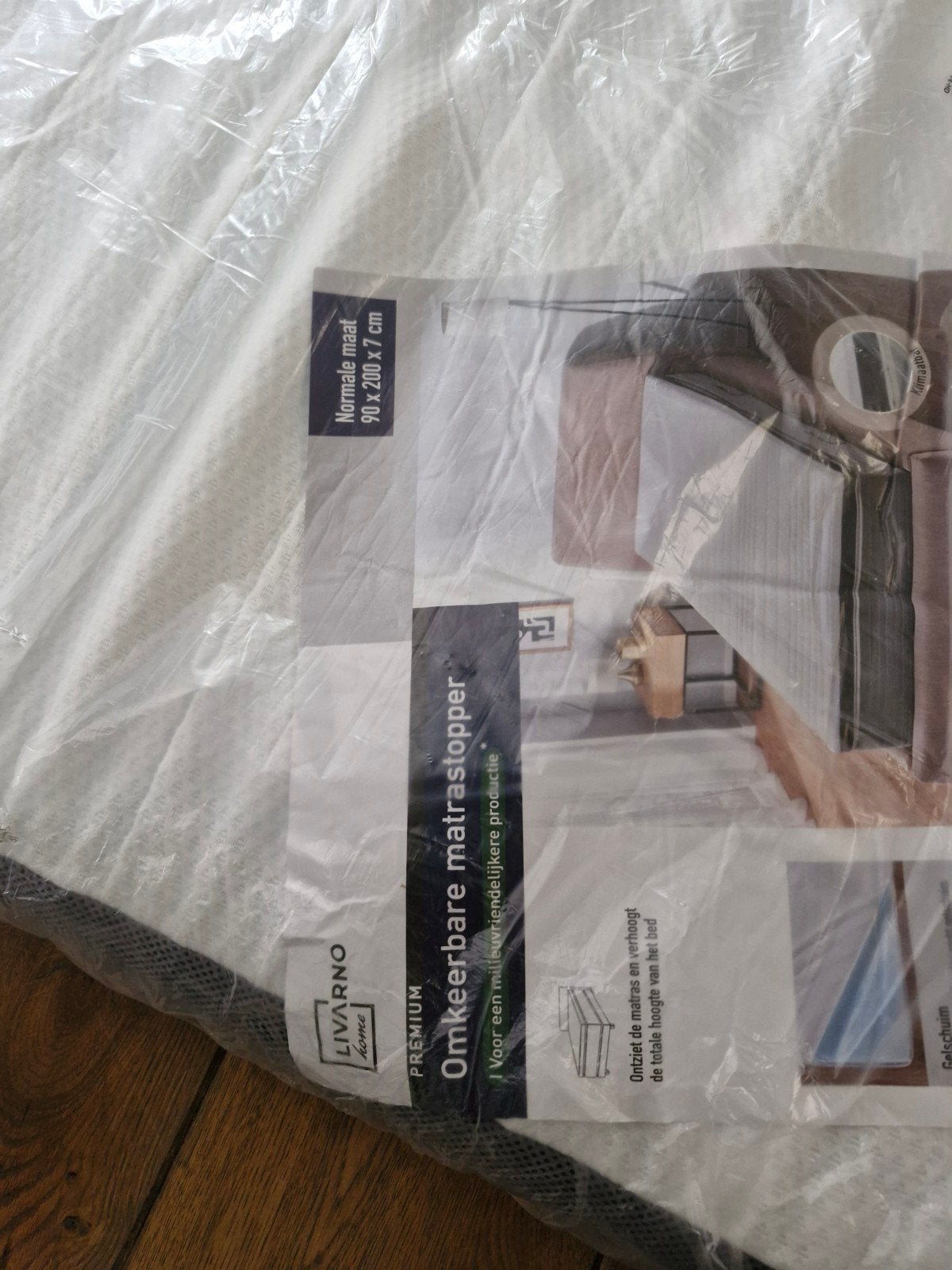 Nieuwe matras topper 90x200 cm - Nooit gebruikt!, Ophalen, 90 cm, Eenpersoons, Nieuw