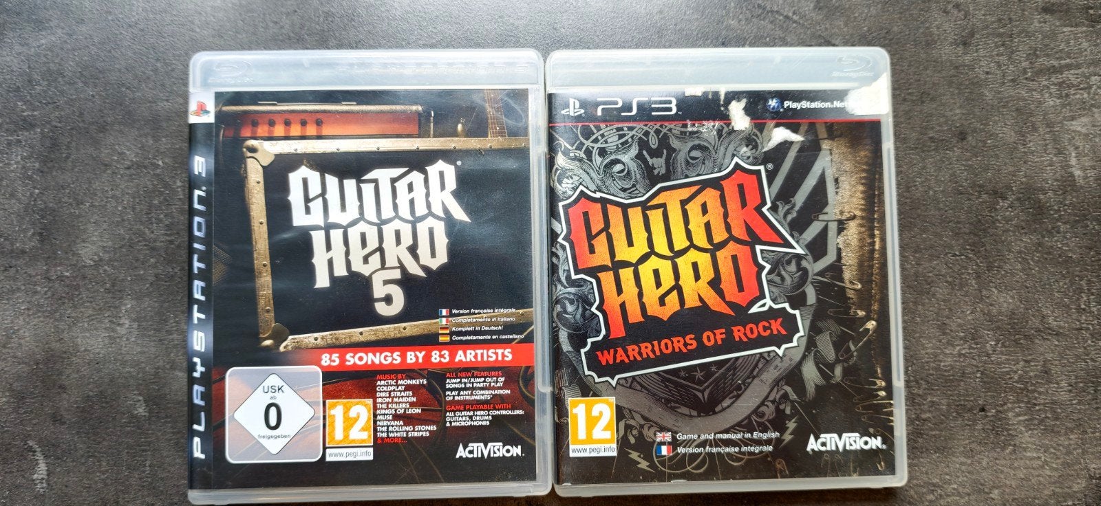 Guitar Hero 5 & Warriors of Rock PS3 - Set van 2 games, Muziek, Gebruikt, Ophalen of Verzenden, Eén computer