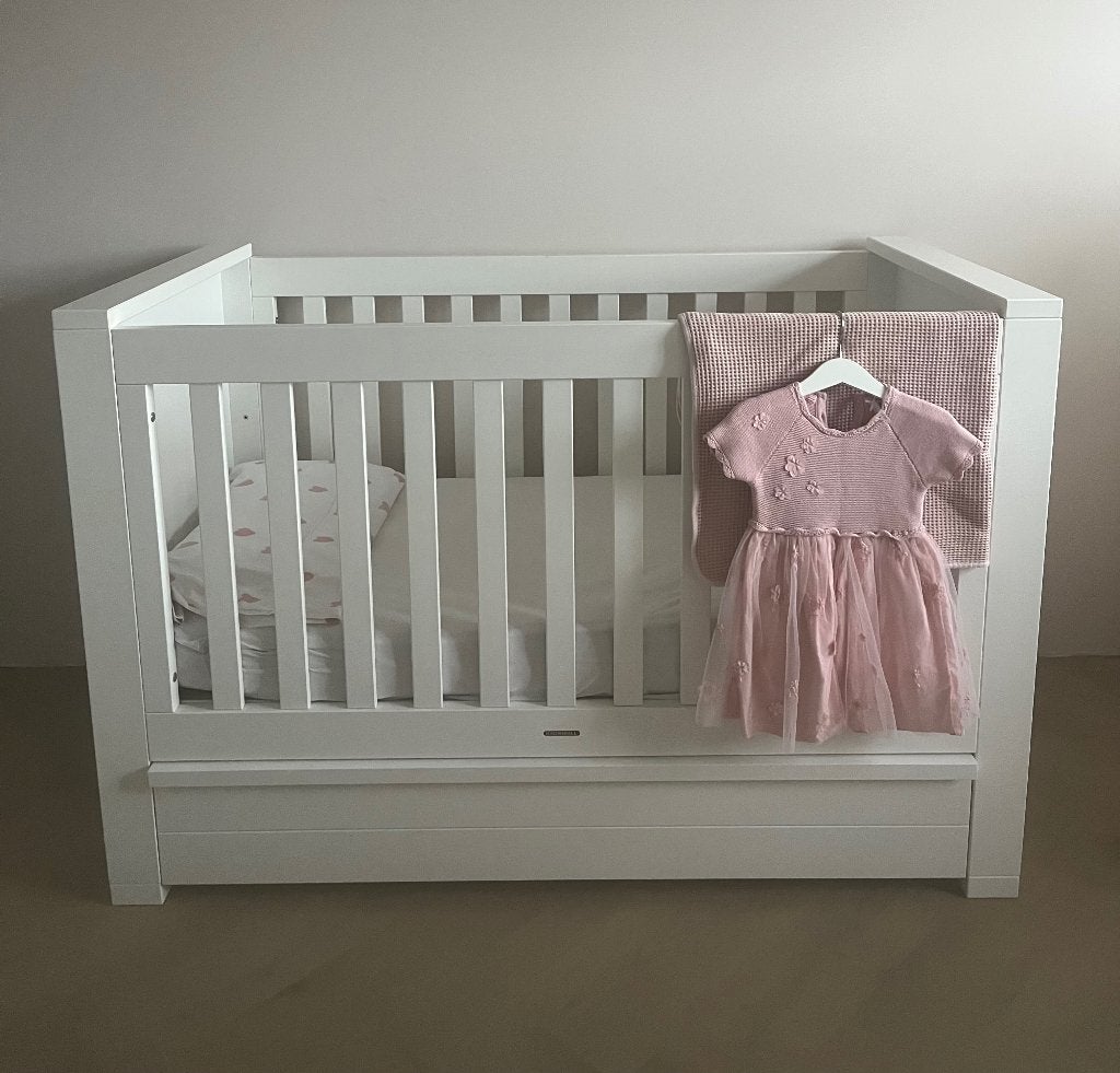 Kidsmill Bretagne Meegroei Ledikant, Kinderen en Baby's, Ophalen, Gebruikt, Minder dan 140 cm, Matras