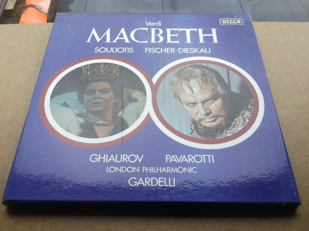 Verdi~MacBeth~Fischer-Dieskau~London Phil.Orch.~Gardelli~3LP, Opera of Operette, Ophalen of Verzenden, Zo goed als nieuw, 12 inch