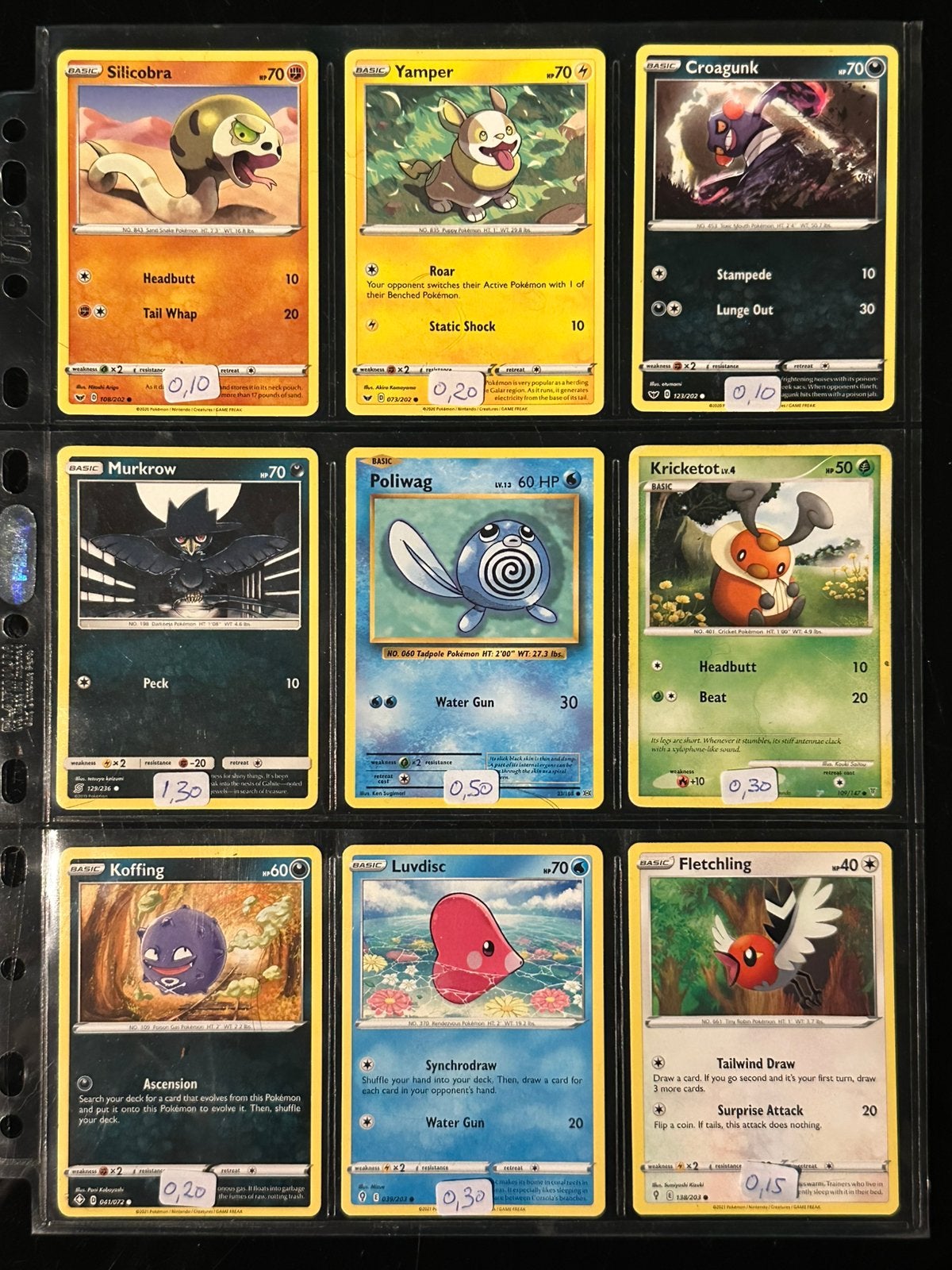 Pokemon kaarten tot 2,-  (2), Ophalen of Verzenden, Zo goed als nieuw