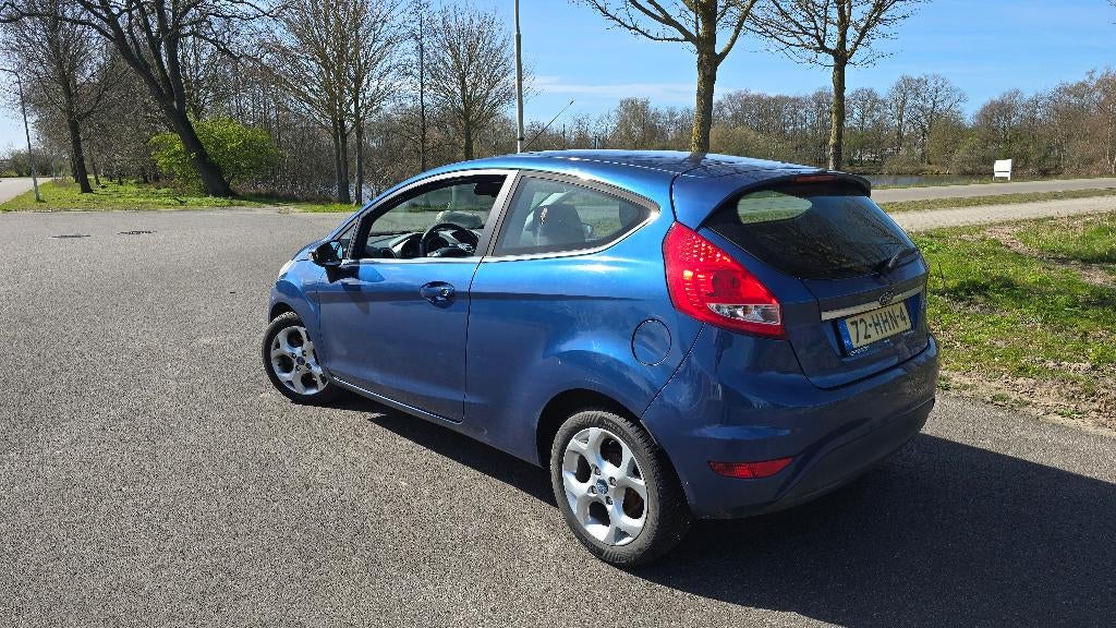Ford Fiësta 1.25 60KW 3DR 2008 Blauw, Auto's, Voorwielaandrijving, Stof, 600 kg, 4 cilinders