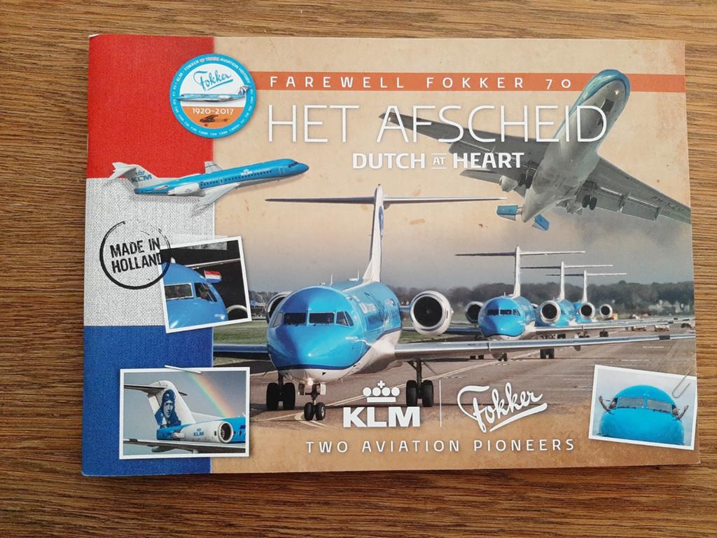 Farewell Fokker 70, het afscheid., Ophalen of Verzenden, Zo goed als nieuw, Boek of Tijdschrift