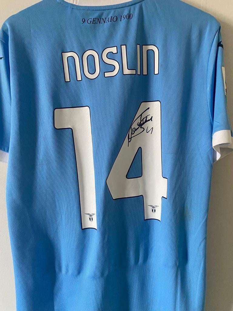SS Lazio Noslin # 14 Matchworn vs Napoli (04/01/2026), Ophalen of Verzenden, Gebruikt, Buitenlandse clubs, Shirt