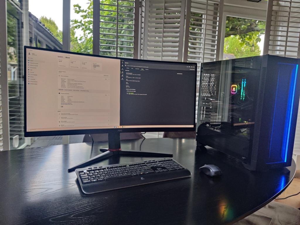 RTX 3090 24GB High-End Game / AI PC + Ultrawide Monitor, Gebruikt, 32 GB, Virtual Reality, SSD