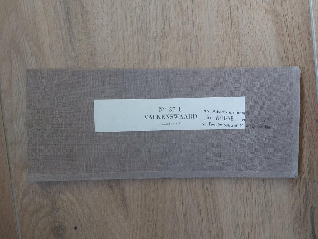 57E Valkenswaard Budel Schaft Leende Stafkaart 1953, Topografische Dienst Nederland, Ophalen of Verzenden, 1800 tot 2000, Nederland